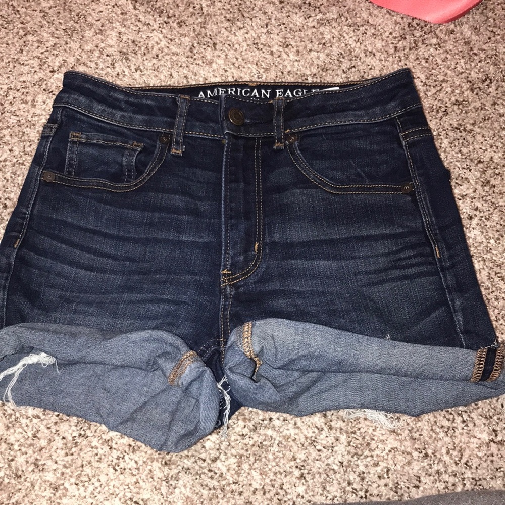 American Eagle Super Stretch High Rise Jean Shorts